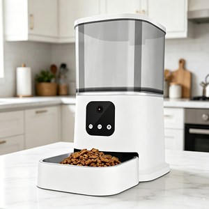 Distributeur automatique de nourriture pour animaux certifié RoHS, Otomatik Mama Kabl, faible bruit, distributeur intelligent pour animaux, coque durable, bols et distributeurs pour animaux - Product Image 1