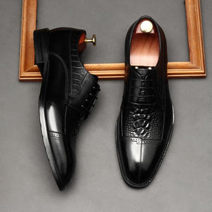 รองเท้าลำลองผู้ชายแบบผูกเชือก หนังแท้ ระบายอากาศได้ดี กันน้ำ น้ำหนักเบา หรูหรา คุณภาพสูง ระดับไฮเอนด์ ใหม่เอี่ยม - Product Image 5