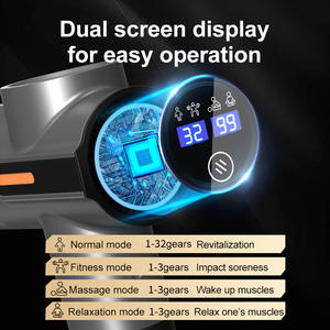 Pistola de Masaje Muscular Portátil Silenciosa con Pantalla Táctil, Motor sin Escobillas de Flujo de Carbono, para Masajes Corporales y de Cabeza - Product Image 3