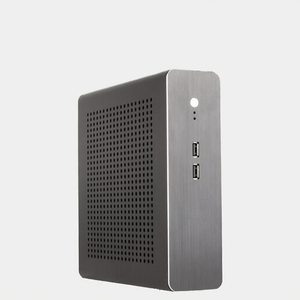 OEM 2024 New Arrival Horizontal <strong>Mini</strong> <strong>ITX</strong> Aluminum Alloy <strong>PC</strong> Case with USB2.0/USB3.0 Ports HTPC Chassis <strong>Computer</strong> Cabinet Case - Product Image 3