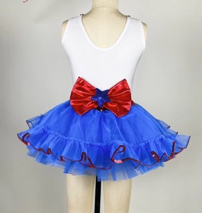 Vestito da Marinaio per Bambine, Costume da Majorette per Ragazze, Tutù da Ballerina per Cosplay - Product Image 4