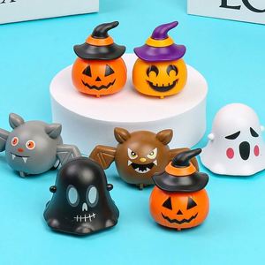 12 modèles de mini voitures à friction en forme de citrouille fantôme, jouets à tirer en arrière pour les fêtes d'Halloween - Product Image 2