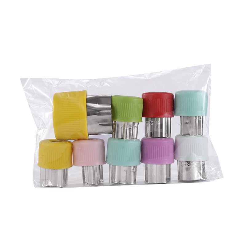 Guardamanos llenos coloridos (1 grande 8 pequeño) bolsa autoadhesiva