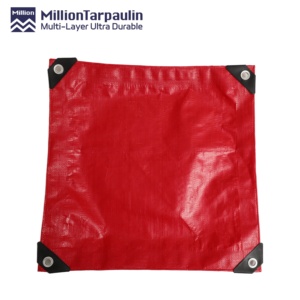 Bâche en PEHD ultra-légère, rouge et argentée, pour <span class=keywords><strong>chien</strong></span>, usage extérieur, multi-usages, <span class=keywords><strong>protection</strong></span>, en plastique PE - Product Image 2