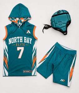 Maillot de football américain 7V7 personnalisé, haute performance, sublimation, logo de marque, compression, uniformes de football 7V7 - Product Image 1