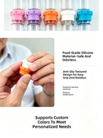 Capuchon en silicone réutilisable pour flacon de pénicilline de 3 ml et 5 ml