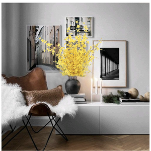 Gelsomino invernale simulazione falso-fiore casa salotto tavolo da pranzo TV armadio arredamento fiore decorativo fiori secchi - Product Image 4