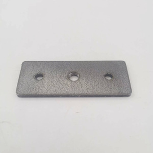 Custom Made Metal Connecting Plate 60x22.5x3mm Stamped Carbon Steel <b>Hardware</b> Gasket Part YDQ0320 - Product Image 1