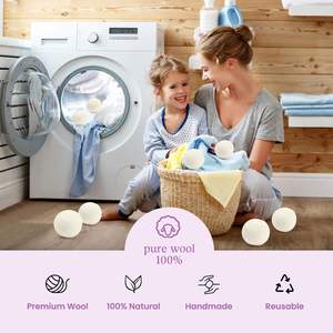 Boule de lavage à sec de <span class=keywords><strong>laine</strong></span> personnalisée OEM & ODM boule de séchage de <span class=keywords><strong>laine</strong></span> <span class=keywords><strong>spéciale</strong></span> pour la sécheuse boules de séchage de <span class=keywords><strong>laine</strong></span> biologique pour la <span class=keywords><strong>lessive</strong></span> - Product Image 4