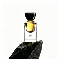Flacon de parfum carré en verre de luxe personnalisé de 30 ml avec pulvérisateur et diffuseur à bâtonnets, impression sérigraphique, commande minimum 100 pièces