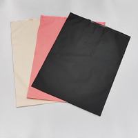 Sac refermable en PE givré avec logo personnalisé, pochette à fermeture éclair pour l'emballage des vêtements