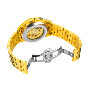 Nouvelle Arrivée T-Winner <span class=keywords><strong>Montre</strong></span>-bracelet de Luxe pour Homme en Or, Squelette, 12 Signes du Zodiaque Chinois, Creux 3D, Logo Personnalisé - Product Image 5