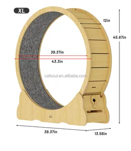 Новое заводское колесо для подсчета шагов, солнечная зарядка, домашнее животное, бег, Когтеточка, тренировочное колесо для кошек, беговое колесо для кошек