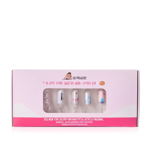 ชุดเล็บเจล Kiss New York Gelup Miami 24 ชิ้น สีเบอร์กันดี ลายกลีบดอกไม้ เล็บปลอม - Product Image 2