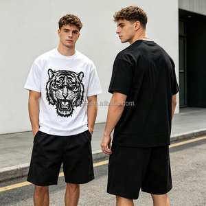 Men's Custom Tiger Print T-Shirt High Quality Pure Cotton Jersey <b>Animal</b> <b>Pattern</b> Plus Size Streetwear T-shirt <b>for</b> Summer - Product Image 4