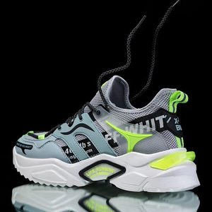 JSYWD-038 2025 nuove scarpe da uomo in Mesh scarpe Casual stringate leggere e comode scarpe da esterno traspiranti per uomo - Product Image 4