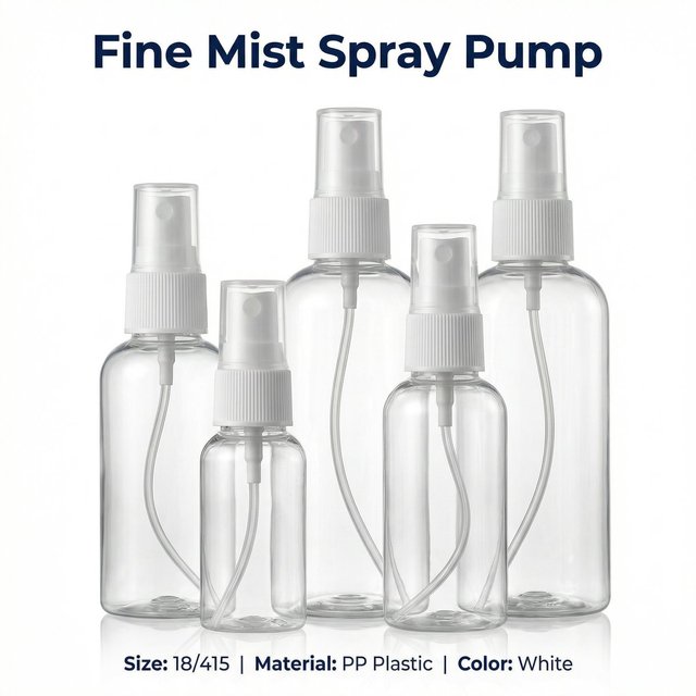 Wholesale 18/415 Fine Mist Spray Pump Leakproof Plastic Mist Sprayer for Perfume Cosmetic Skincare Bottle Factory Price