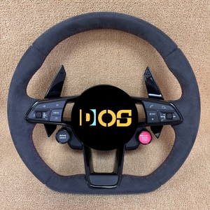 Modification et amélioration du volant en fibre de carbone et cuir avec LED personnalisées DOS pour <span class=keywords><strong>Audi</strong></span> A1 A3 A4L A5 A6L A7 <span class=keywords><strong>Q2</strong></span> Q3 Q5 Q7 - Product Image 5
