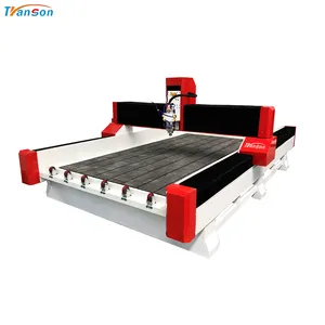 High precision stone cnc granite engraving machine 1525 Marble cnc router laser cutter and engraver