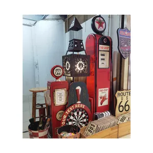 Dispensador de combustível para artesanato, dispensador de metal rosa vintage de decoração de barra de combustível para venda