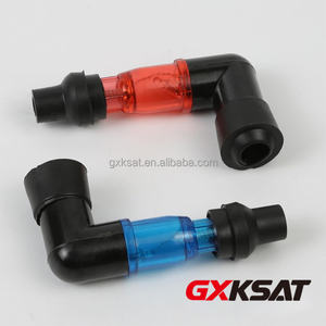 Capuchon <span class=keywords><strong>de</strong></span> bougie d'allumage universel en caoutchouc et plastique haute pression GXKSAT pour moto, véhicule tout-terrain modifié, avec lumière - Product Image 2