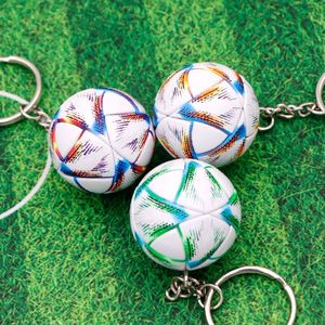 Porte-clés promotionnels miniatures créatifs en forme de ballon de football - Cadeau et souvenir, pendentif porte-clés ballon de match - Product Image 1