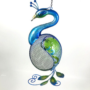 Mangeoire à oiseaux en métal pour extérieur, décoration de jardin, station d'alimentation durable pour oiseaux - Product Image 4