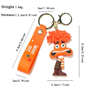 سلسلة مفاتيح من السيليكون برسوم كرتونية ثلاثية الأبعاد من المصنع سلسلة مفاتيح من الكرتون سلسلة مفاتيح من الداخل 2 سلسلة مفاتيح كرتونية - Product Image 2