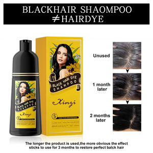 <span class=keywords><strong>Tinta</strong></span> per <span class=keywords><strong>Capelli</strong></span> Professionale da Salone Senza Ammoniaca, Colore <span class=keywords><strong>Viola</strong></span> Nero 3 in 1, Marrone Scuro Istantaneo da Bianco Argento a Nero - Product Image 5