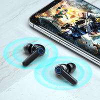 Écouteurs sans fil M19 Bass TWS Audifonos avec Power Bank et lampe torche, écran numérique, faible latence pour jeux mobiles