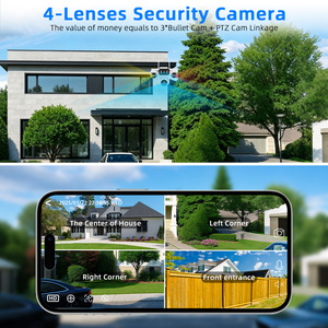 Telecamera PTZ Impermeabile IP65 con Microfono Integrato, Visione Notturna, Sensore CMOS, Rilevamento Intelligente delle Persone, Visualizzazione Remota in Tempo Reale, Telecamera di Sicurezza - Product Image 6