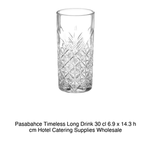 Vaso largo Pasabahce Timeless de 30 cl, 6.9 x 14.3 cm de altura, suministros para hostelería, venta al por mayor - Product Image 2