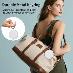 Đôi bên stepless mờ số lượng lớn cầm tay du lịch trang điểm với ánh sáng nhỏ cầm tay Vòng mini LED nhỏ gọn năng lượng mặt trời Túi gương - Product Image 6