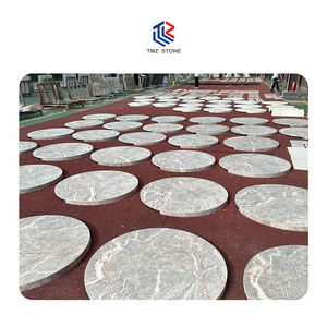 โต๊ะทรงกลมหินอ่อนสีขาวสำหรับโครงการโรงแรมวิลล่า TMZ การออกแบบที่ทันสมัยสำหรับโครงการโรงแรมวิลล่า fior Di Bosco - Product Image 1