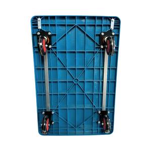 가정용 교통 다용도 휴대용 더블 빔 핸드 헬드 카트 플라스틱 금속 구조 접이식 디자인 - Product Image 6