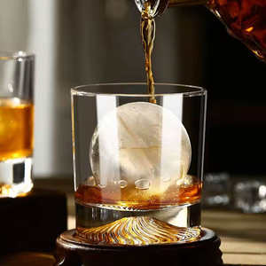 Fabriek Groothandel Custom Logo Zware Basis Crystal Rock Whisky Glazen Klassieke Ouderwetse Schroefdraad Bodem Whisky Glazen Bekers - Product Image 5