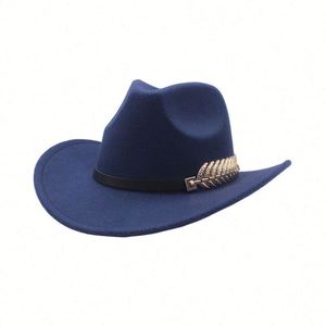 Chapeau Fedora Jazz Unisexe en Feutre de Haute Qualité avec Bord de 6 cm, Accessoires en Os de Poisson, Broderie 3D, Idéal pour Fêtes et Activités Extérieures - Vente en Gros - Product Image 2