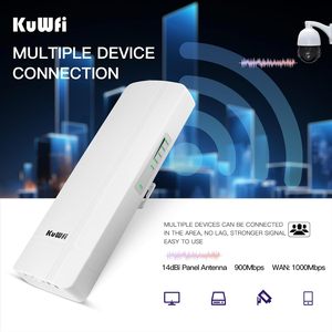 Kuwfi 5.8G 900Mbps Ngoài trời không dây truy cập điểm cực nhanh tốc độ cao Gigabit Mạng giải pháp 24V PoE không thấm nước cho - Product Image 2