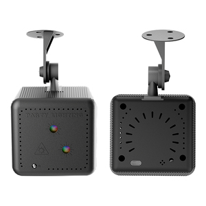 Mini projecteur laser avec <span class=keywords><strong>service</strong></span> OEM, 5W, activé par le son, pour <span class=keywords><strong>DJ</strong></span>, soirées, 24 motifs, lumières de scène disco, rouge et vert - Product Image 2