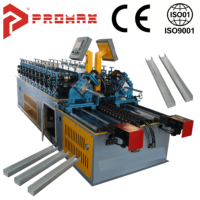 Machine de profilage à double tête pour canaux en C et rails en U pour ossature métallique de cloisons sèches