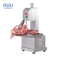 Machine de traitement de la viande commerciale automatique multifonctionnelle, scie à os, coupe-viande, fonctionnement facile, 220V, état neuf, pour les magasins alimentaires