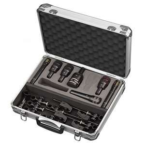 Ensemble de microphones dynamiques sans fil Audix <span class=keywords><strong>Dp7</strong></span>, 7 pièces, portable, durable, en métal, kit de micro pour karaoké et batterie - Product Image 1