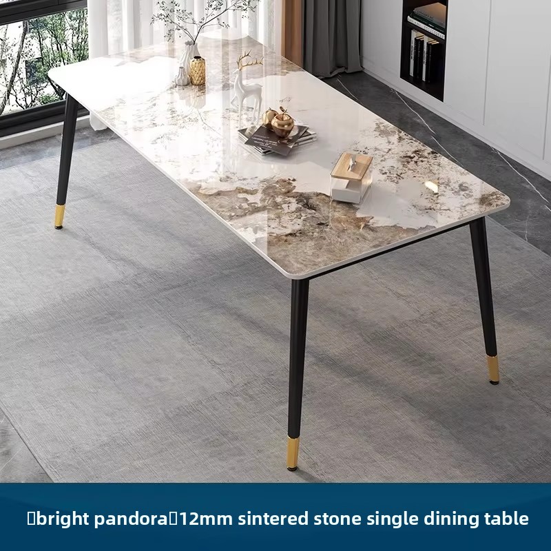 Table simple couleur pandora brillante 12 mm