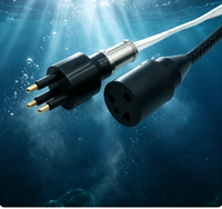 Connecteur sous-marin circulaire pour tuyau d'huile, résistant à la pression (2-12 brins, 60 MPa)