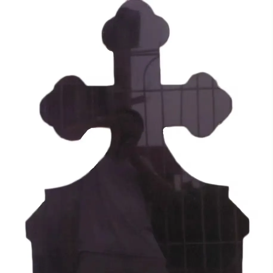 Wholesale Absolute Black Granite Natural Stone for Headstone Gravestone Monument Designs Factory
