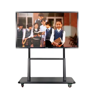 85-Inch Big Size Smart Board Touch Screen Monitor Interactive Flat Panel Display for Classroom/Meeting with 1-Year Warranty