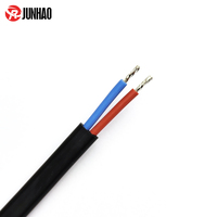 Kabel Silikon 2 Core 20awg Dengan Konektor IEC C7 300/500V Kabel Daya Berinsulasi Silikon