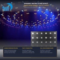 Projecteur LED Bluemoon 200W Golden Matrix avec 36 perles lumineuses 3-en-1 pleine couleur DMX512 pour discothèques, théâtres, locations, fêtes et bars