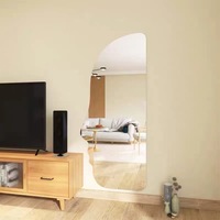 Grand miroir mural au sol de forme irrégulière à sublimation personnalisée ensemble de miroirs personnalisés haut de gamme pour miroir de chambre à coucher