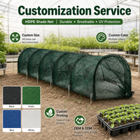 Filet d'ombrage vert en HDPE, toile pare-soleil avec taux d'ombrage de 50, 70, 90 %, filet de serre avec protection UV pour l'agriculture, le jardin et la volaille